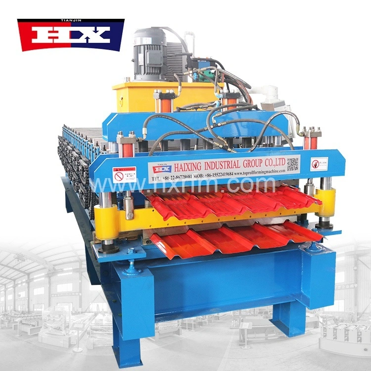 machine de tôle ondulée galvanisée à double couche 1