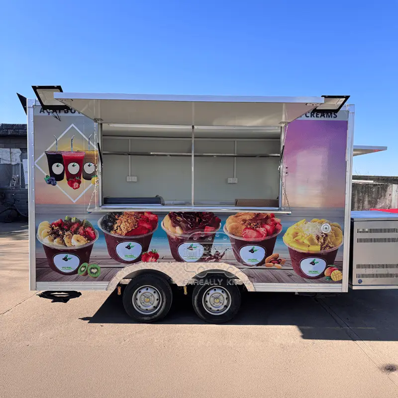 封閉式食品拖車出售移動拖車批發 - Cnreally Known 10
