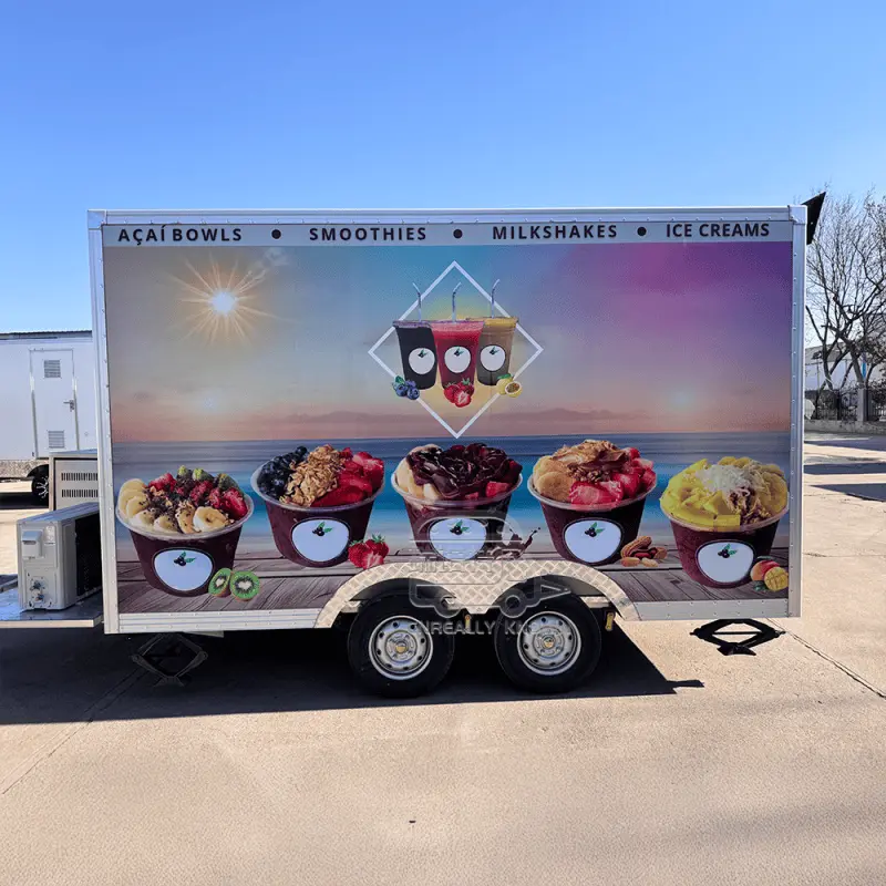 封閉式食品拖車出售移動拖車批發 - Cnreally Known 9