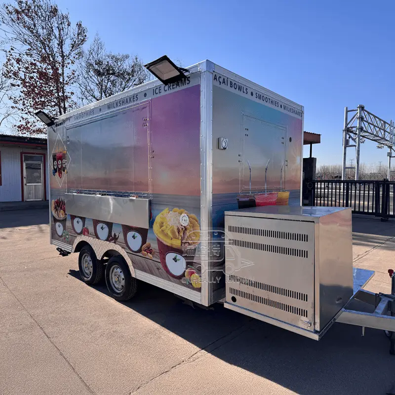 封閉式食品拖車出售移動拖車批發 - Cnreally Known 5