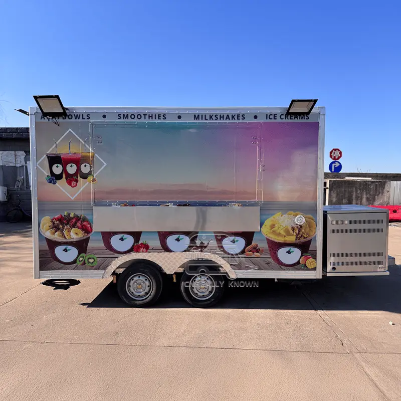 封閉式食品拖車出售移動拖車批發 - Cnreally Known 4