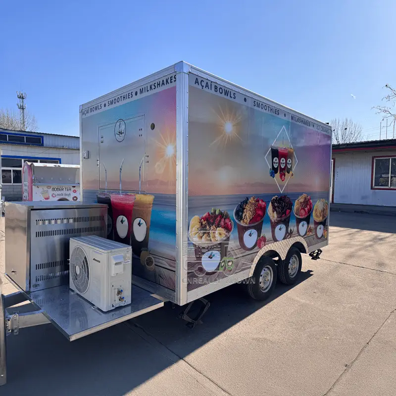 封閉式食品拖車出售移動拖車批發 - Cnreally Known 3