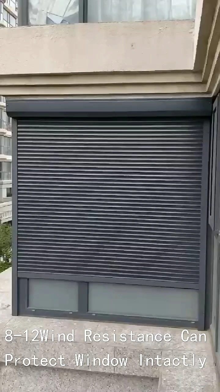 أبواب مصراع من سبائك الألومنيوم أوتوماتيكية مقاومة للأعاصير من MASTER HOME 1