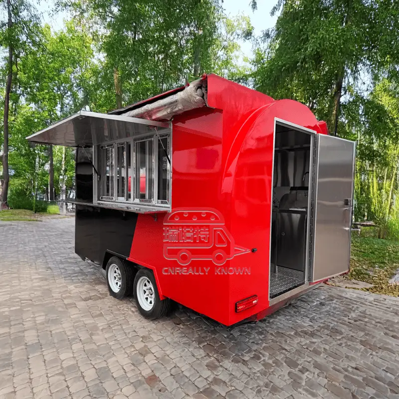 Mini remorque alimentaire CE /DOT/ VIN/ ISOcompany 2