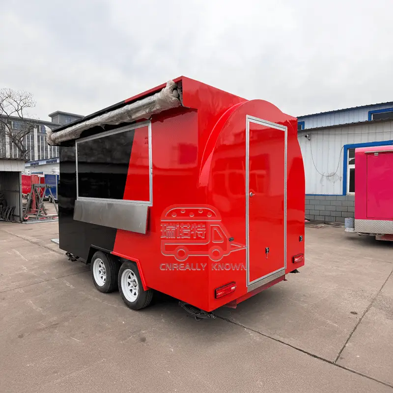 Mini remorque alimentaire CE /DOT/ VIN/ ISOcompany 5