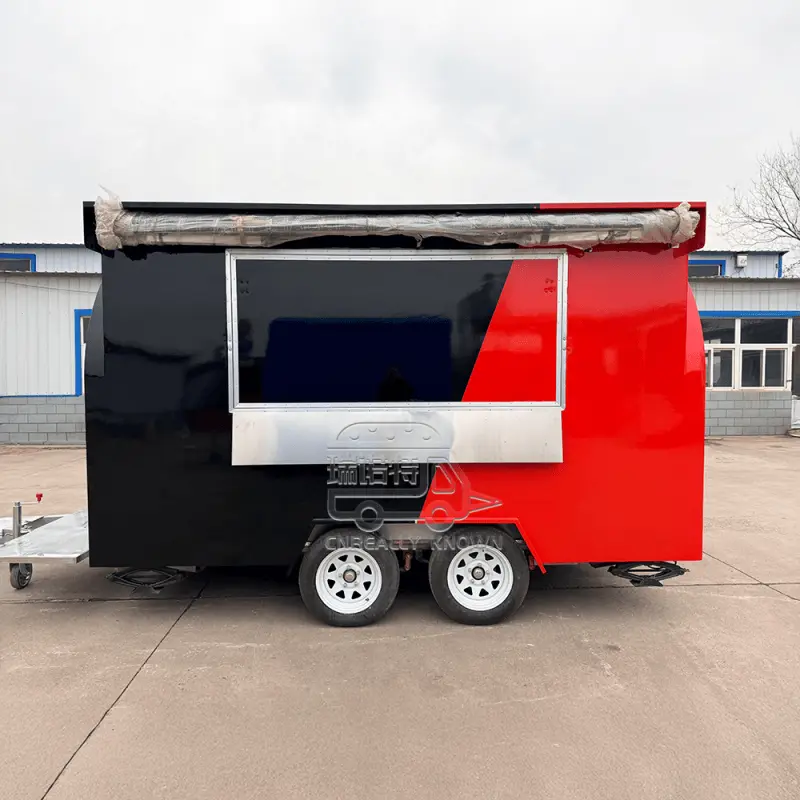 Mini remorque alimentaire CE /DOT/ VIN/ ISOcompany 6