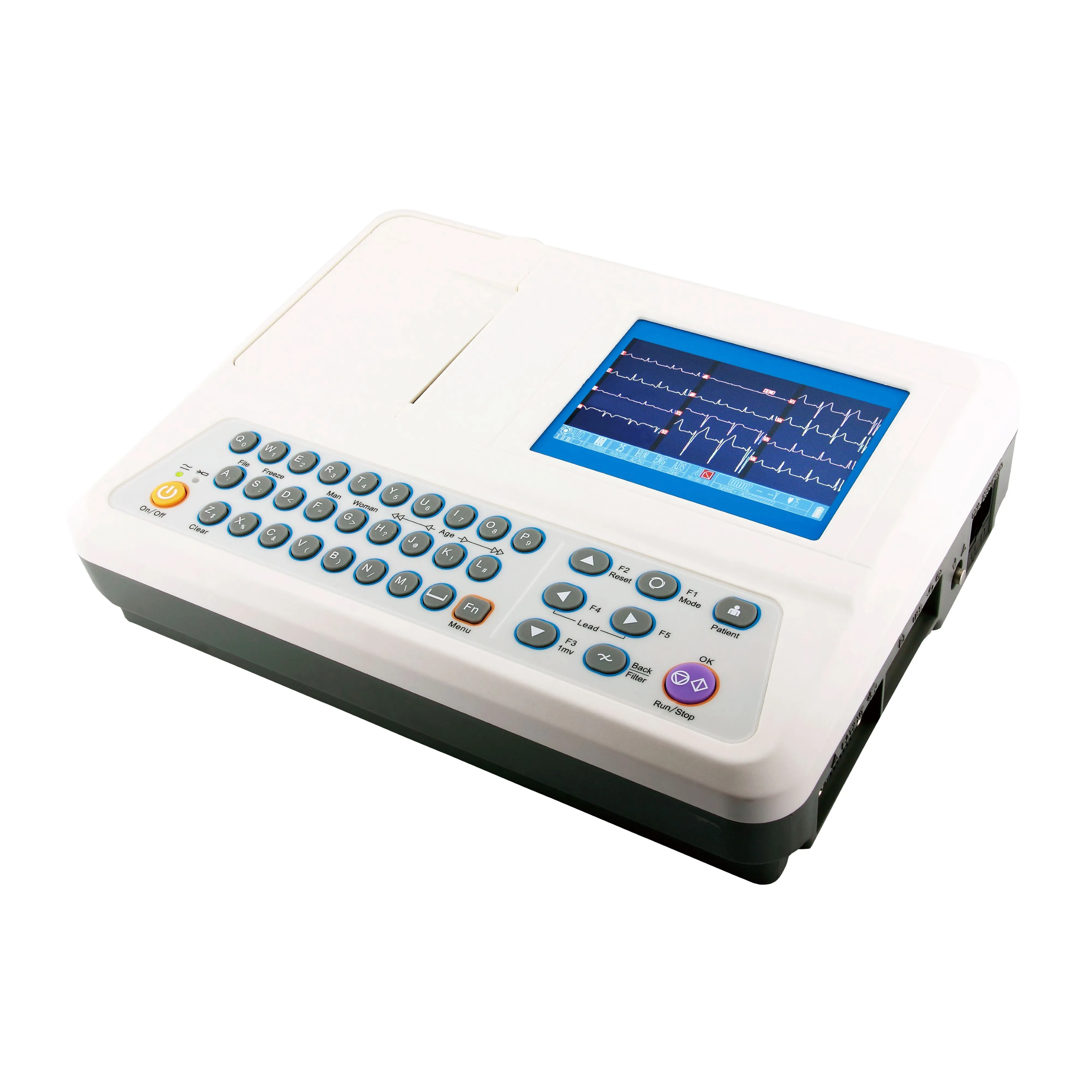 Electrocardiografía digital Máquina ECG portátil 3 canal Inc-W303 | Interno 1
