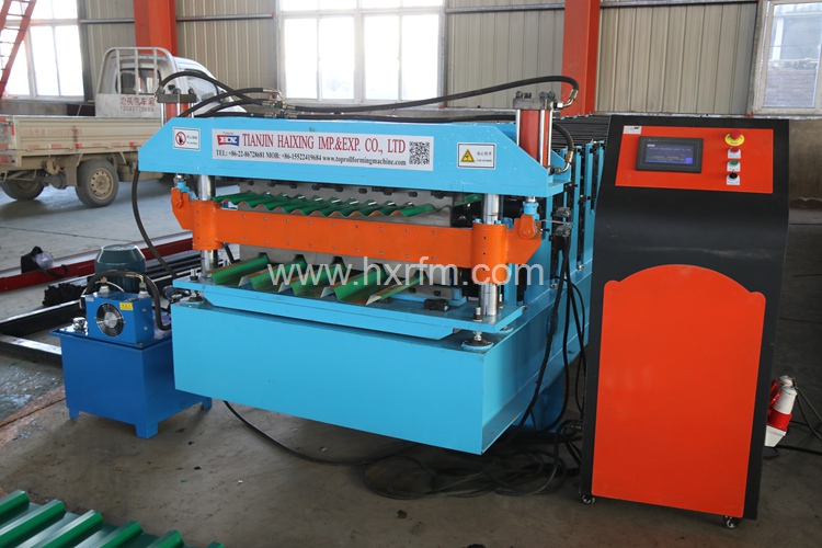 double layer metal roofing machine