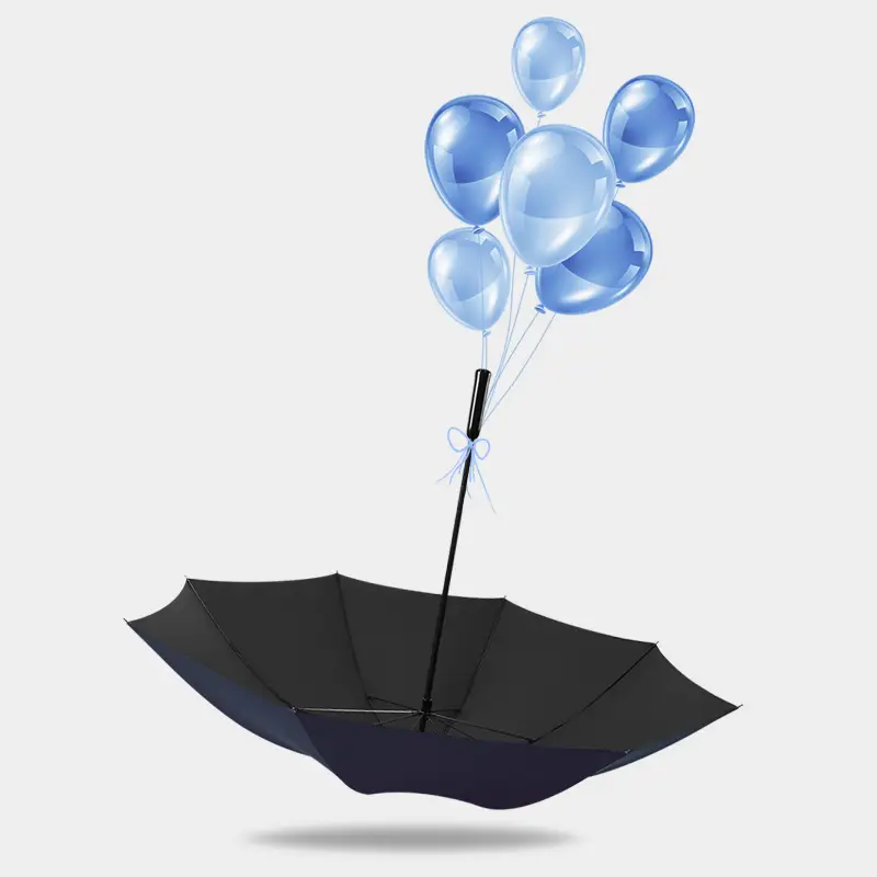 Paraguas UV en gros de qualité supérieure Super Light Afficher le vent étanche Fibre de carbone Straight Golf Umbrella 1