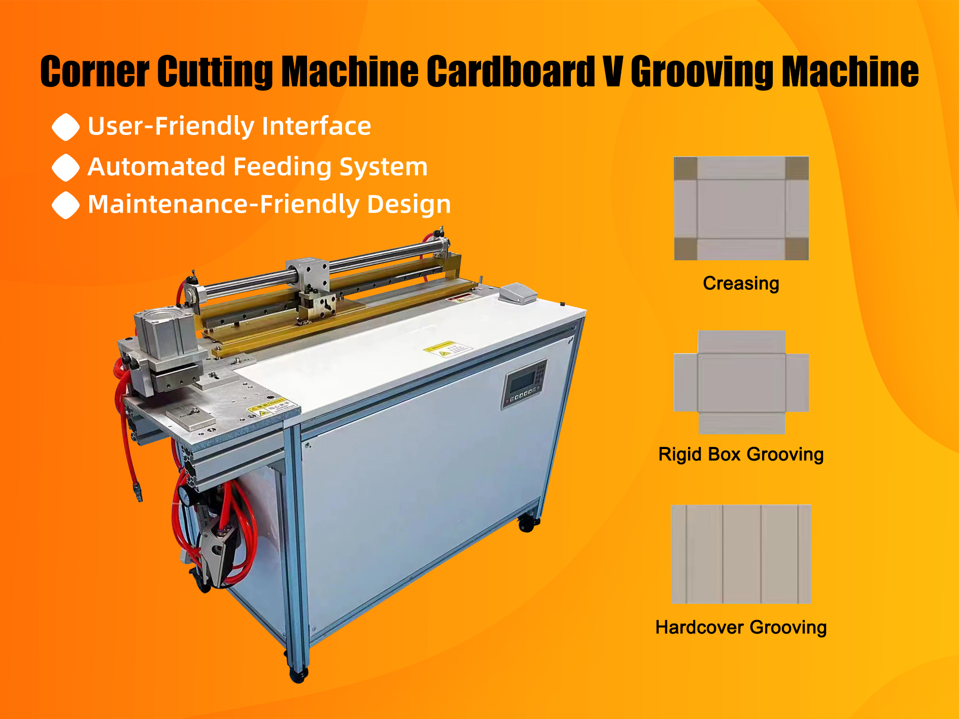 Corner Cutting Machine Cardboard V Grooving Machine: an Overview of ...
