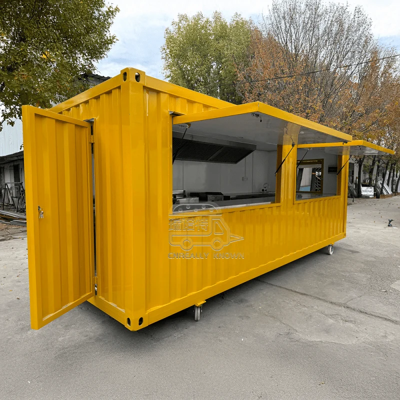 Container restaurant bar mobile kitchen Solutions 1
