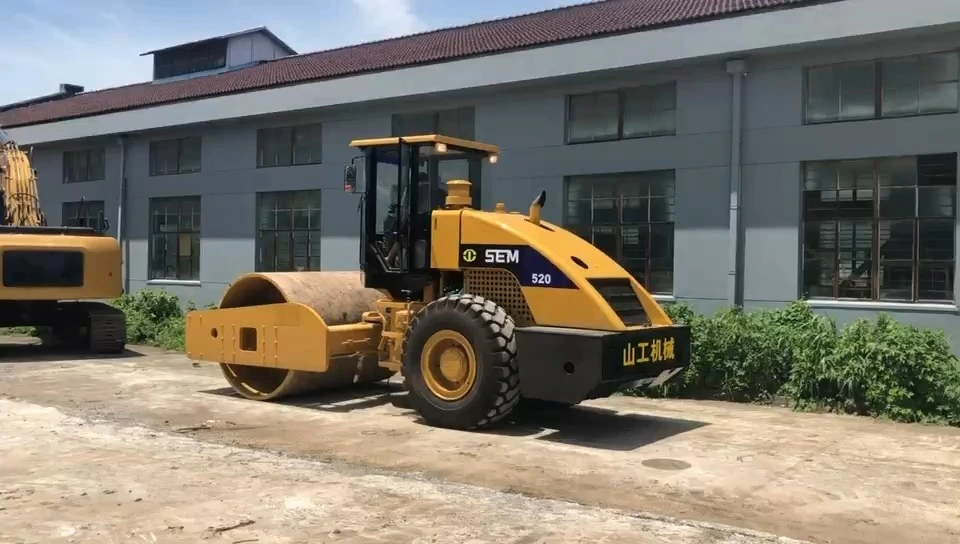 2014 SEM 520 512 Singl Drum vibratorio Rullo compattatore del terreno 129kw Prodotto Cat Link 1