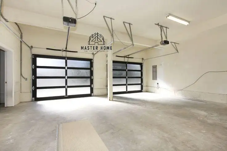 Black Aluminum and Glass Garage Door by Master Home 5