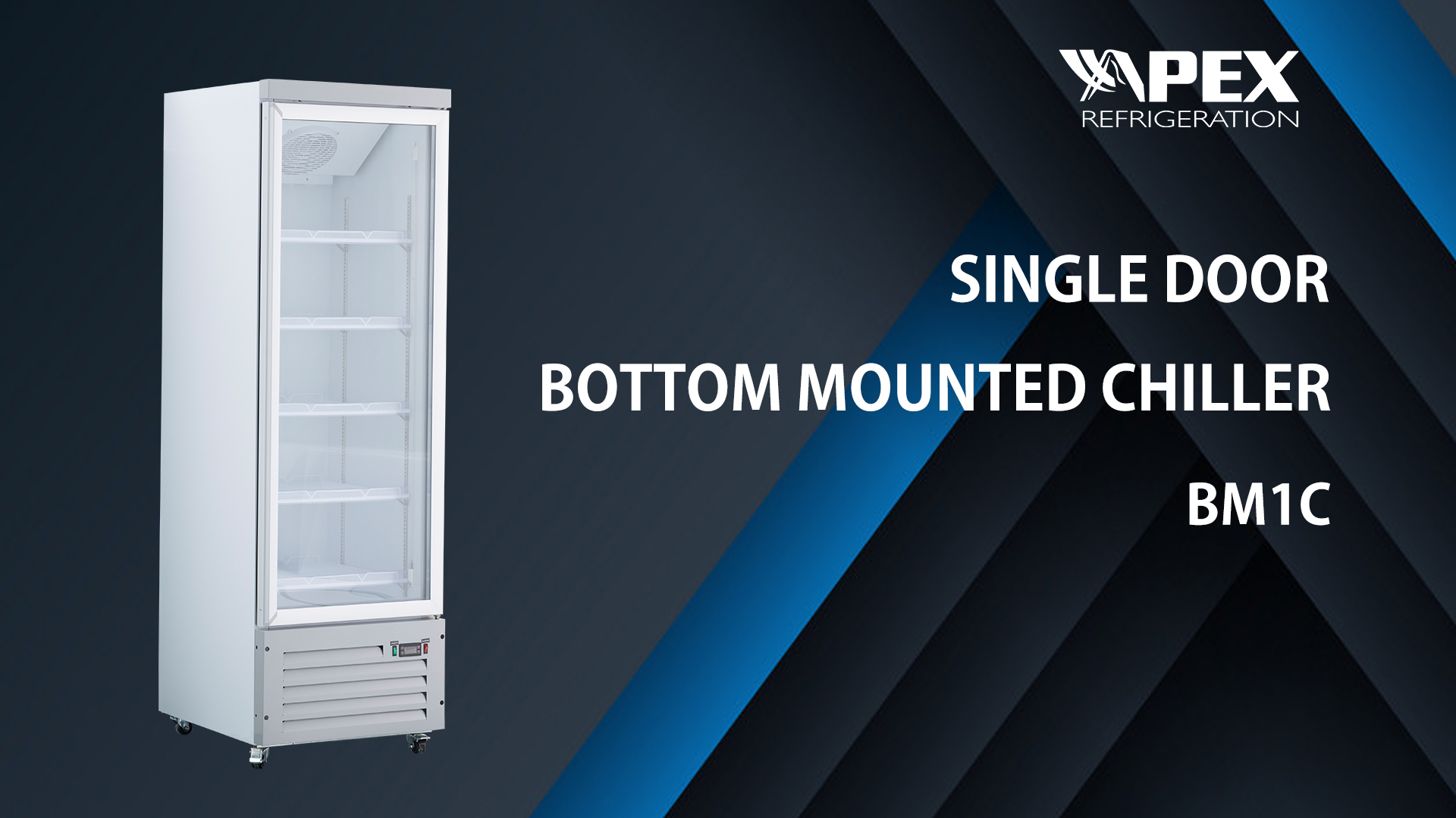 Refrigerador comercial de una sola puerta Congelador de alimentos 1