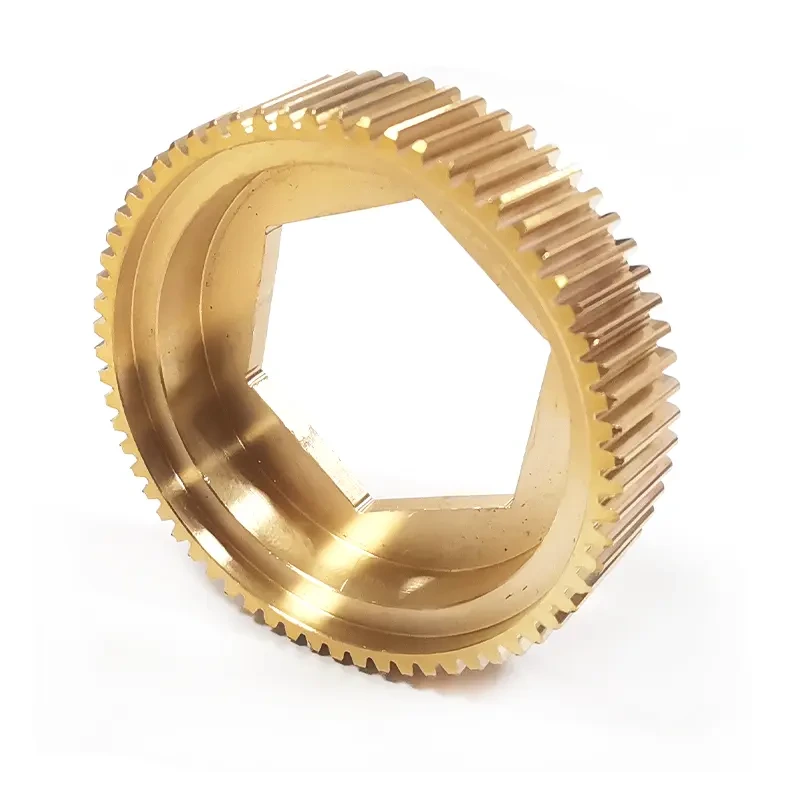 China Factory CNC Machining Turning Milling Custom Helical Pinion Precision Brass Stainless Steel Spur Gear 1
