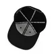 Black Flat Bill Snapback by TANGREN-2 4