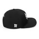 Black Flat Bill Snapback by TANGREN-2 5