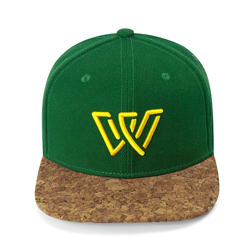 Легкая 6 -панельная структура 100% натуральная козырька пробковые шапки Snapback 1
