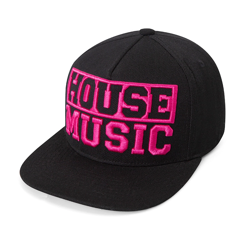 5-panel Structured cotton Adjustable Embroidery Snapback Cap 1