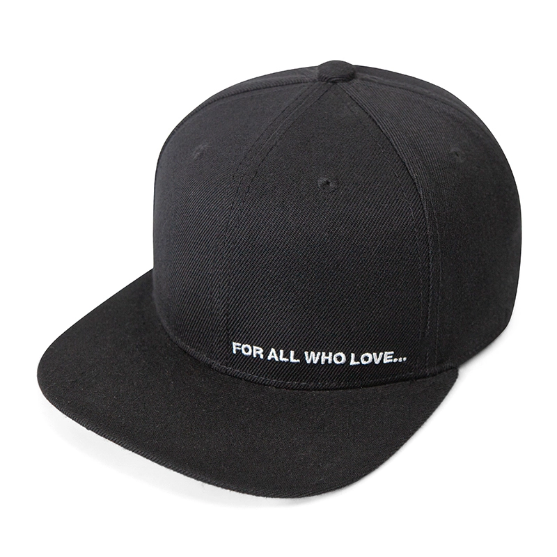 Cappello snapback regolabile in cotone classico ricamato personalizzato 1