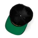 Black Flat Bill Snapback - - TANGREN-4 5