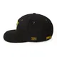 Black Flat Bill Snapback - - TANGREN-4 4