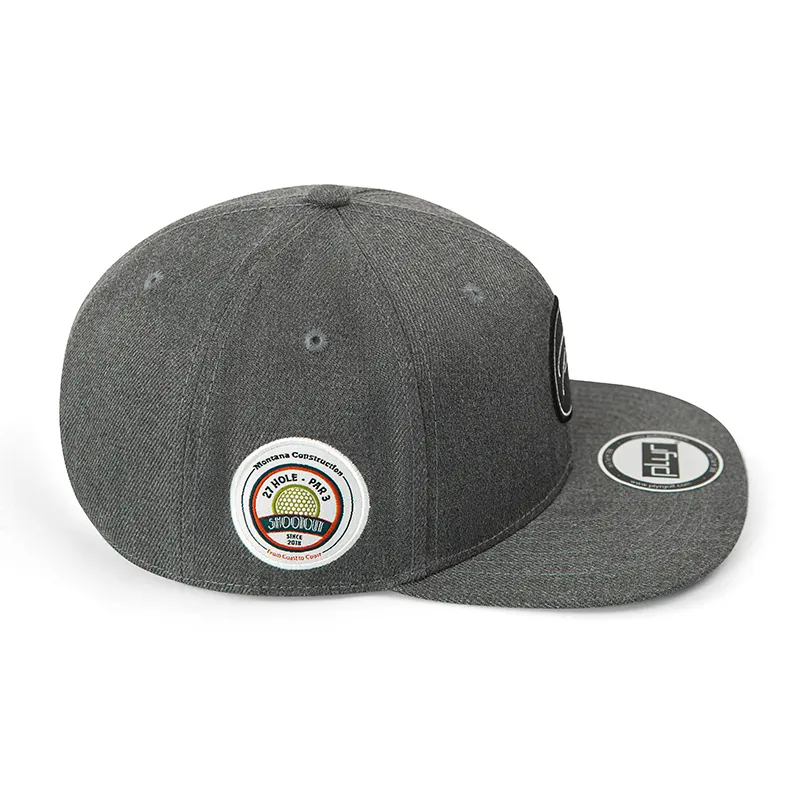 Flat Brim Snapback Cap - - TANGREN-2 4