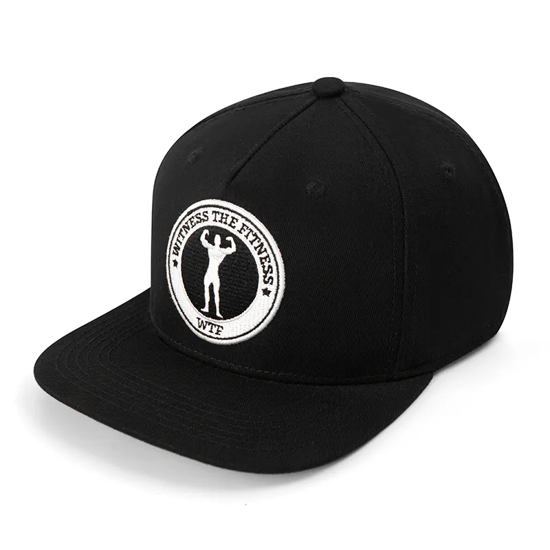 Flat Brim Snapback Cap - - TANGREN-1 2