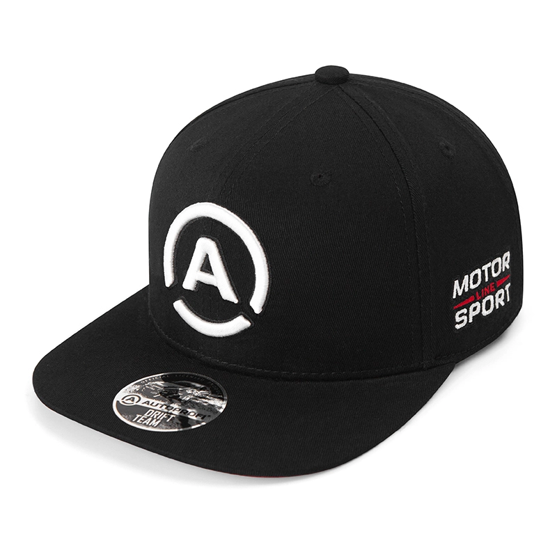 Cappelli piatti da piatto piatto ricamato a 6 pannelli. 1