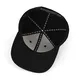 Black Flat Bill Snapback by TANGREN-1 4