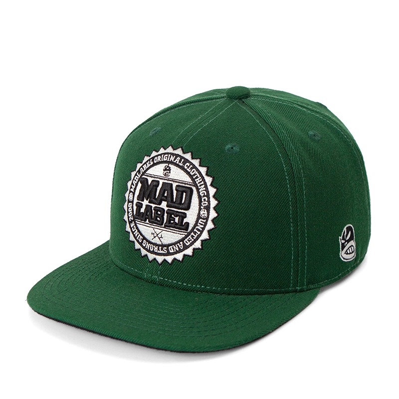 6-panel 100% Cotton Structured snapback hat embroidered Adjustable Baseball Cap 1