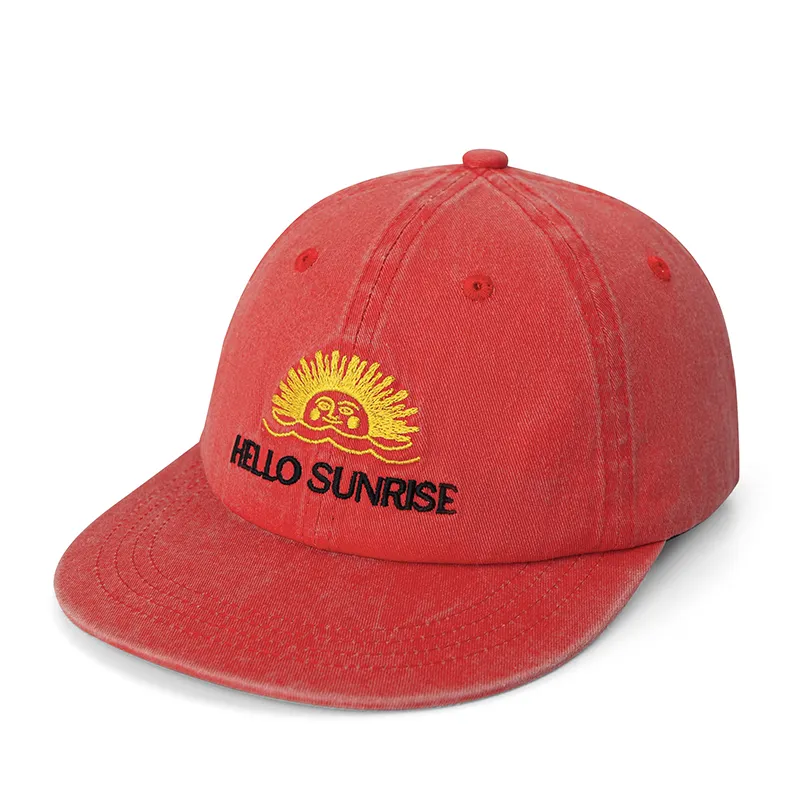 Black Flat Bill Snapback - - TANGREN-1 9