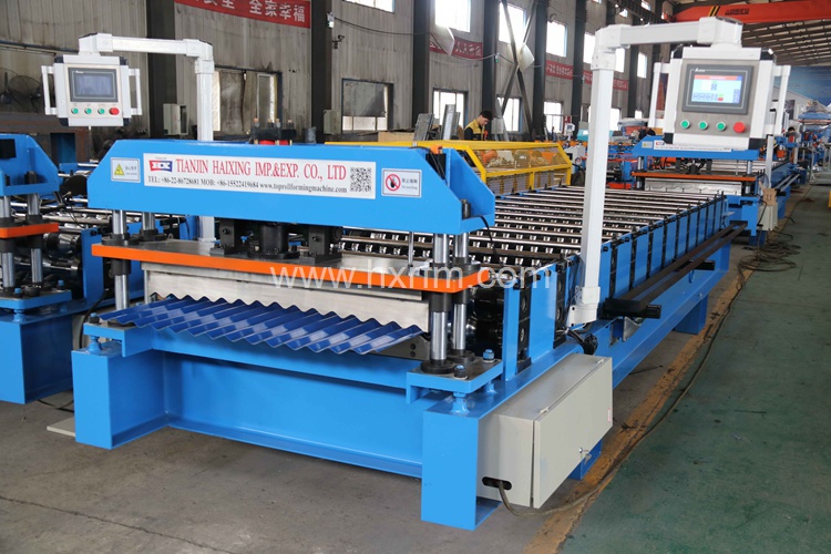 corrugated automatic roof tile machine
