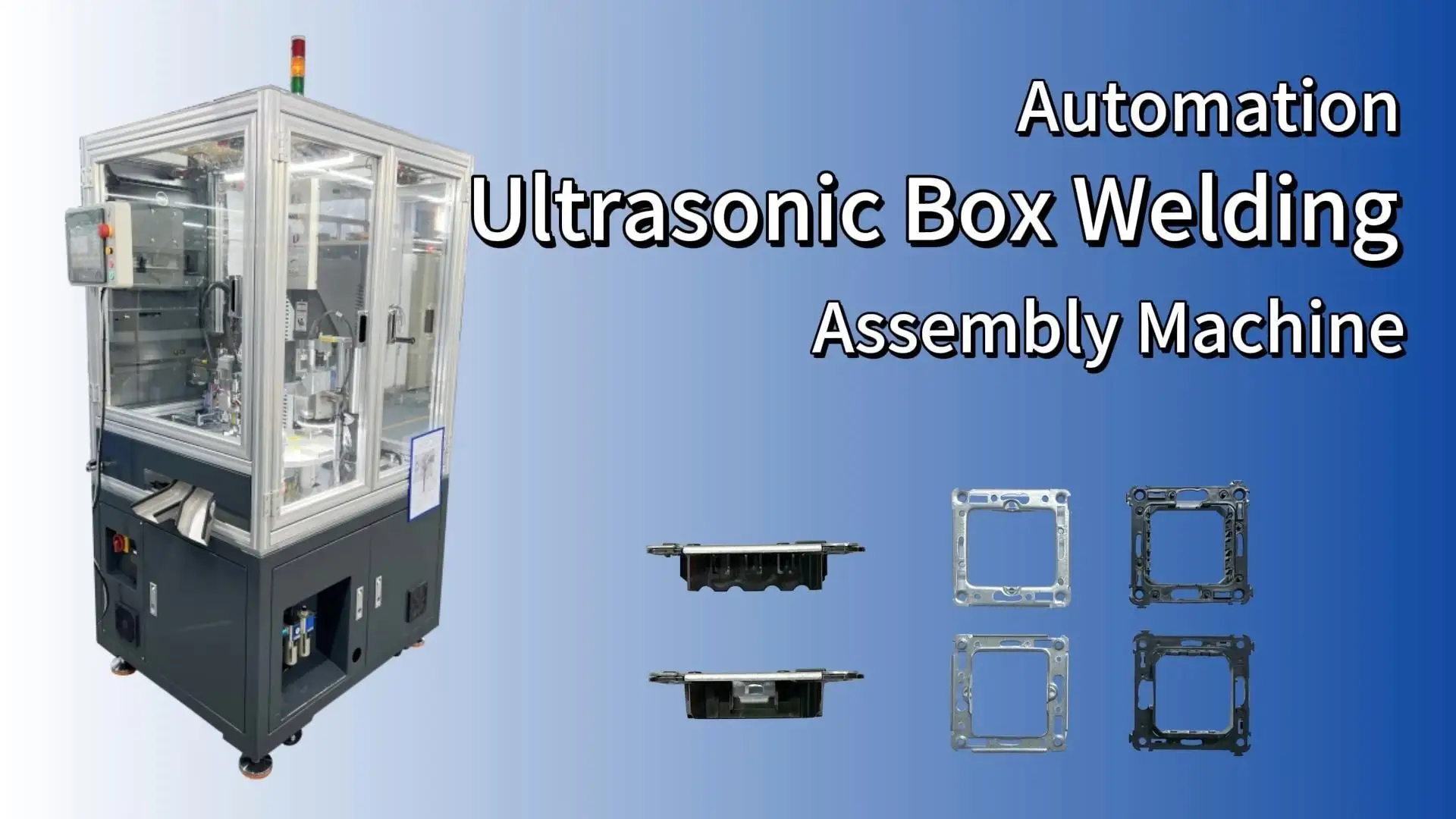 Soldadura ultrasónica de cajas inferiores Máquina de ensamblaje automático 1