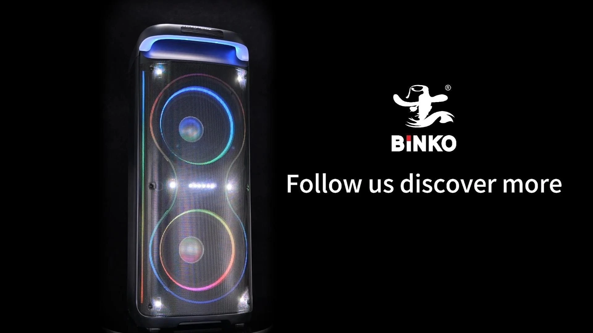 Binko New Design High power partybox speaker BT audio speaker for sound box party speaker for parties & outdoor 1