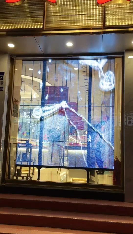 LIONLED Indoor/Semi-outdoor Transparent LED Display P2.6-6.25 New Technology for Windows/Hotels 1