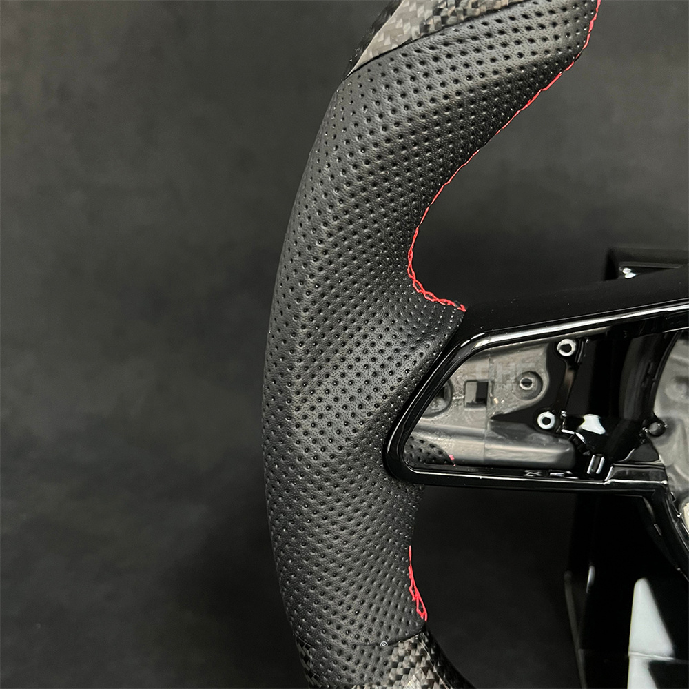 Carbon Fiber Steering Wheel For Audi TTS TT R8 5