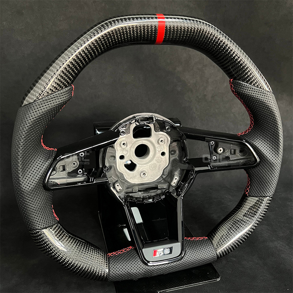 Carbon Fiber Steering Wheel For Audi TTS TT R8 2