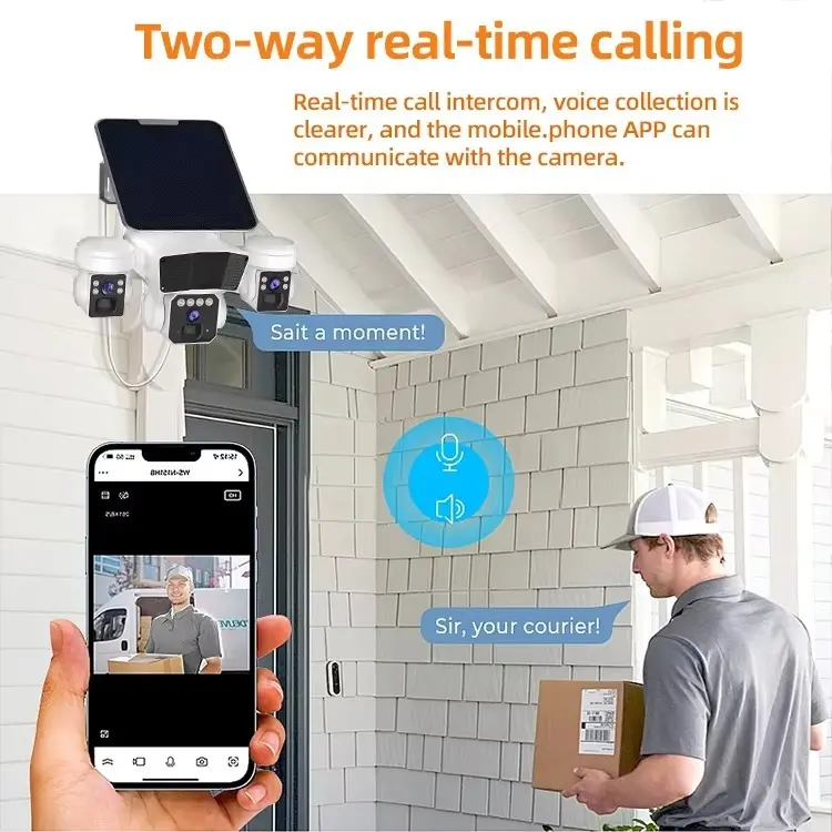 Solar Camera Surveillance - for Home - VESAFE 4