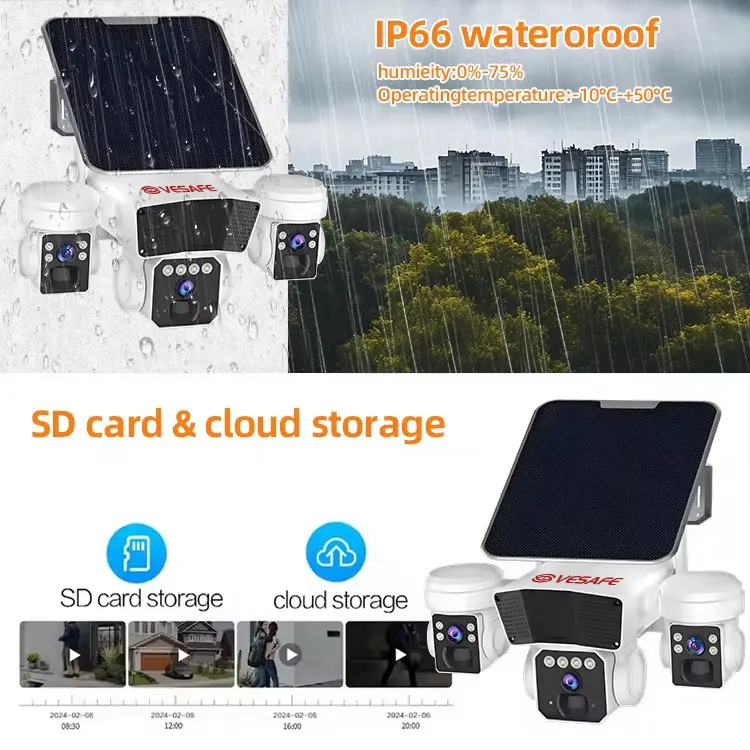 Solar Camera Surveillance - for Home - VESAFE 8