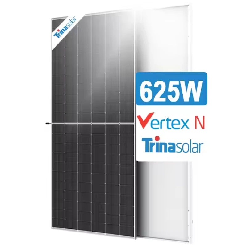 Painel solar TRINA 595W-625W Módulo PV do tipo N-Type Trina TSM-NE19R. Sistema solar de backsheet 1