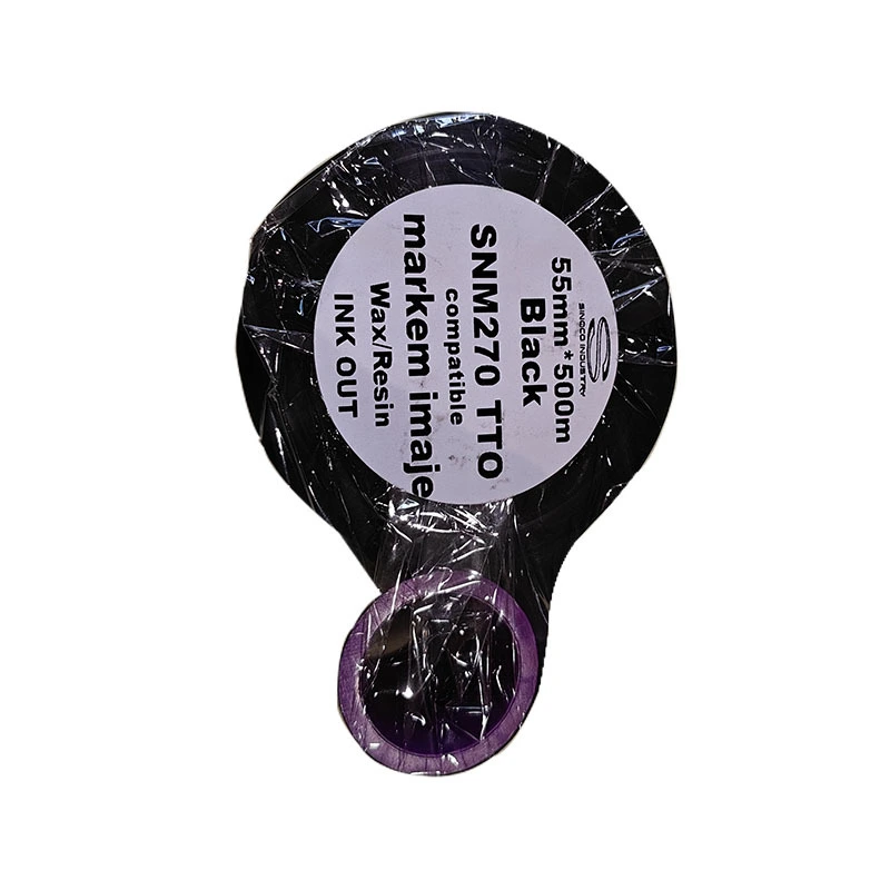 Transferencia térmica sobreimpresión de cinta personalizable rollos jumbo de jumbo resina de cera 1
