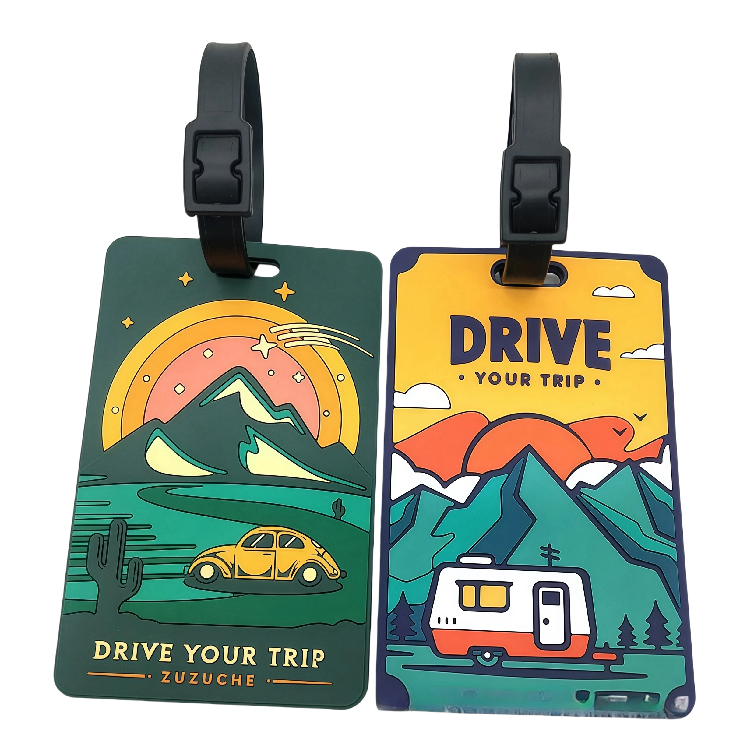 Customize PVC Luggage Tags with Your Logo 1