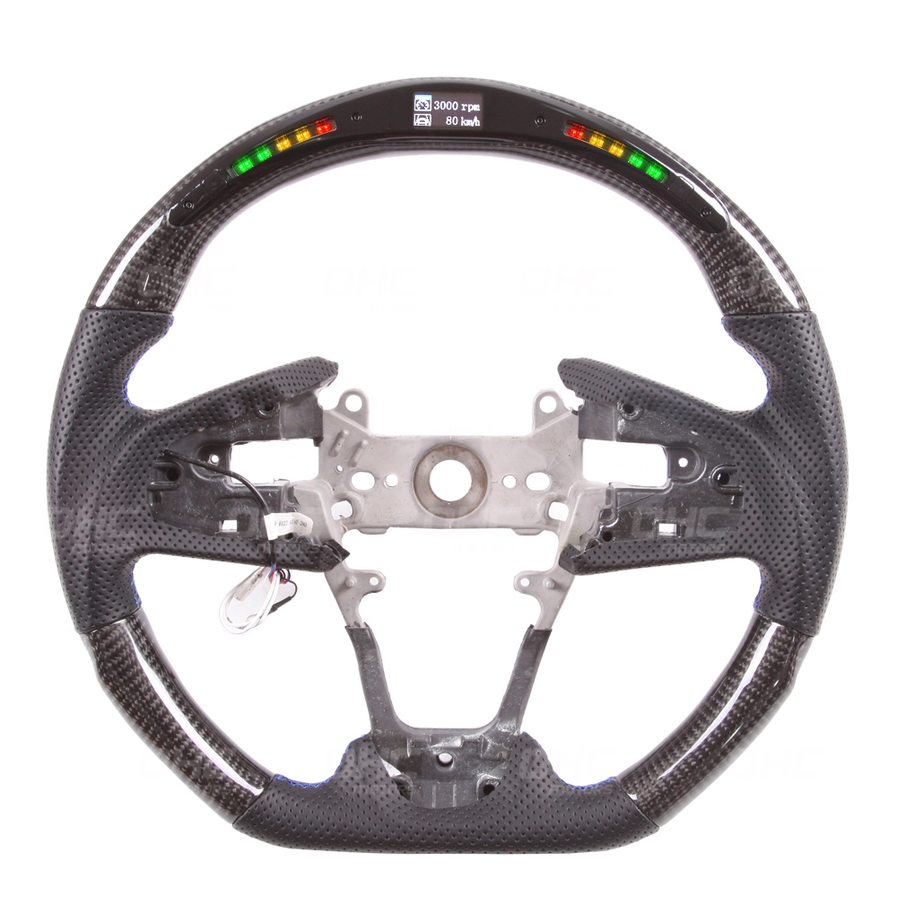 Rodo de direção de fibra de carbono real para FK7 FK8 FC SI TYPE - R 1