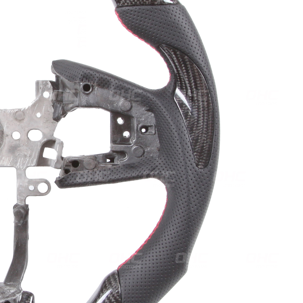 Real Carbon Fiber LED Steering Wheel For FK7 FK8 FC Si Type - R 5