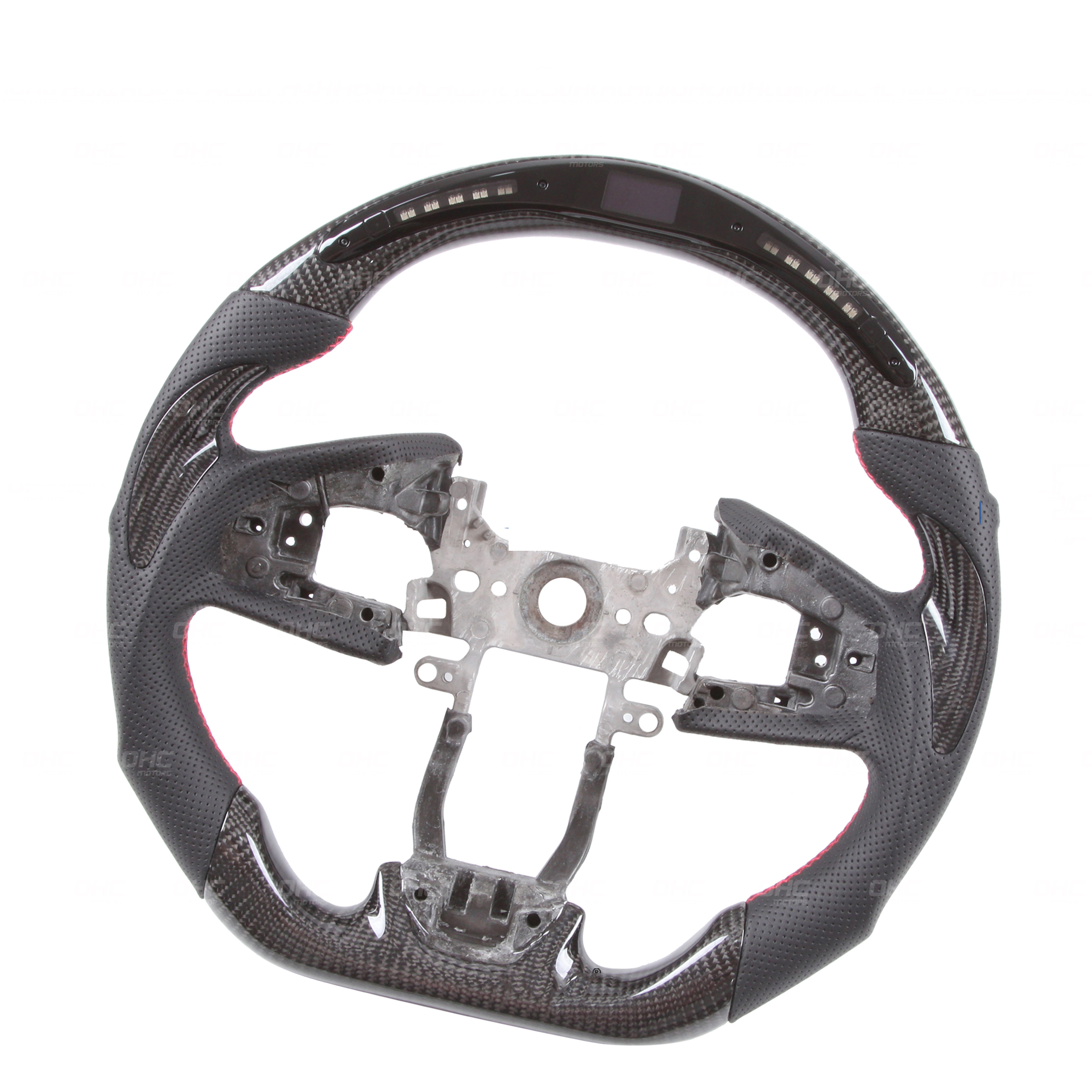 Real Carbon Fiber LED Steering Wheel For FK7 FK8 FC Si Type - R 4