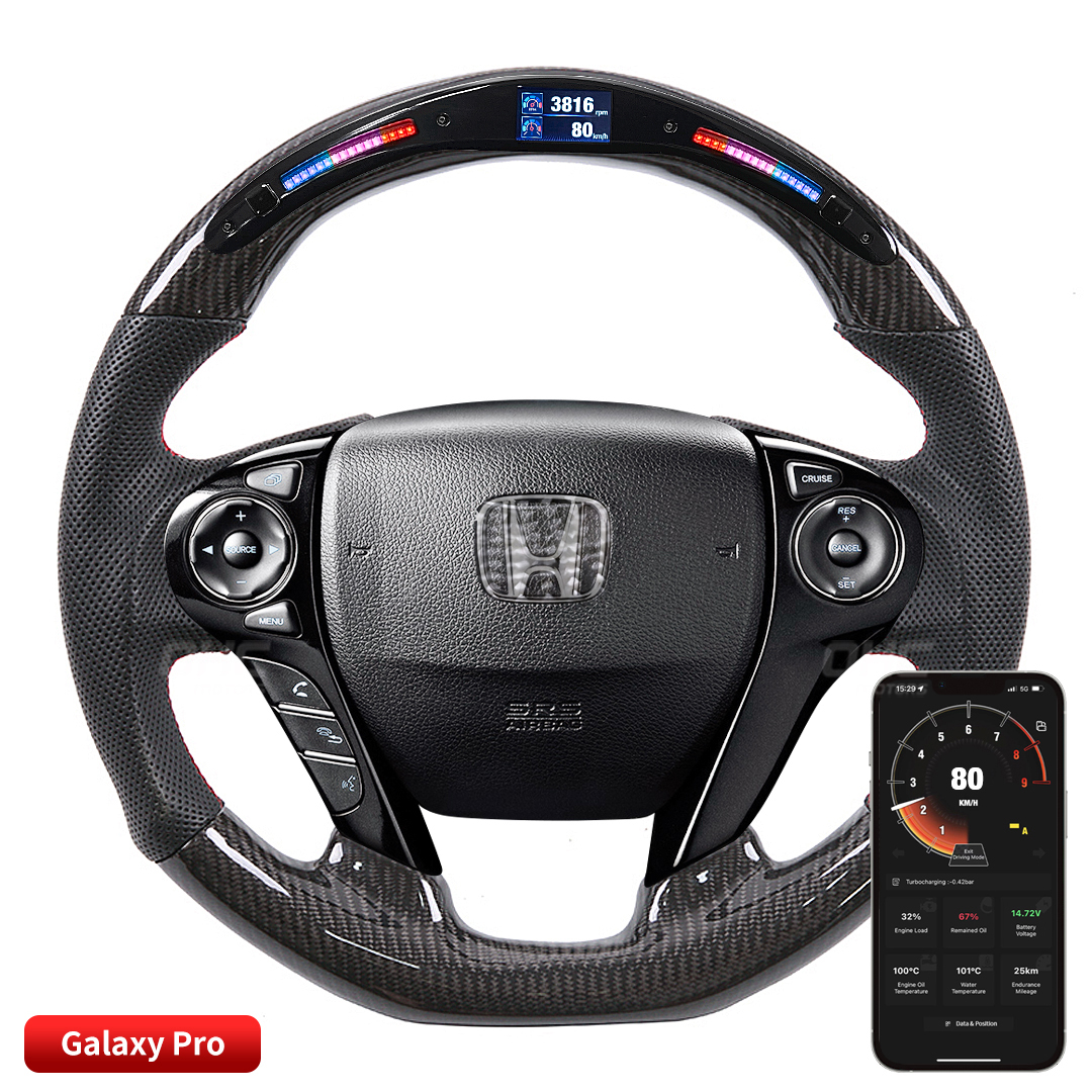 Carbon Fiber LED Steering Wheel for Honda Accord CT1 CT2 CR3 CR3 1