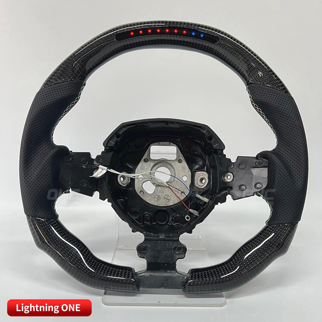 100% Real Carbon Fiber LED Steering Wheel for Lamborghini Aventador 2
