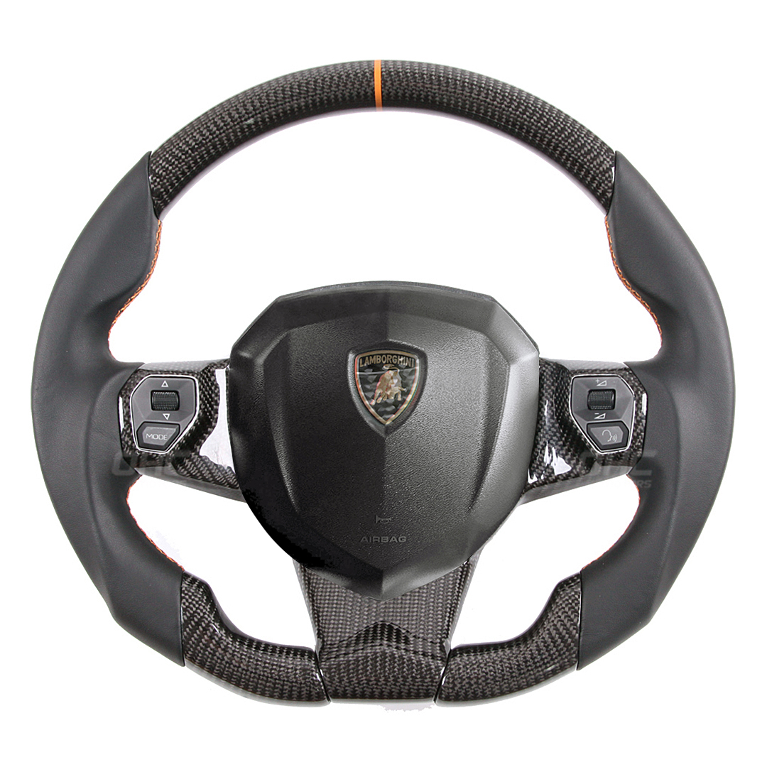 100% Real Carbon Fiber Steering Wheel for Lamborghini Aventador 1