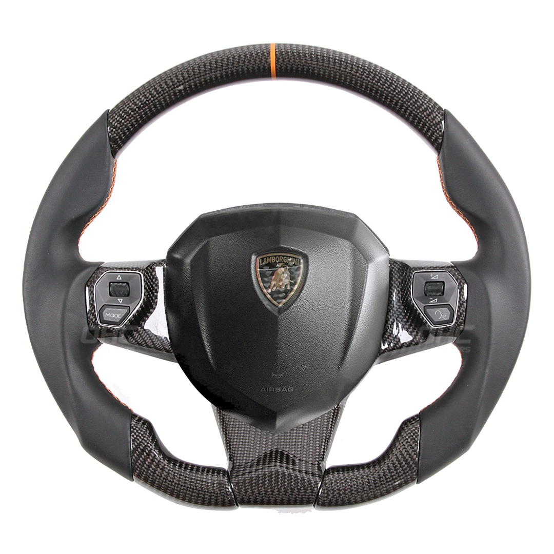 100% Real Carbon Fiber Steering Wheel for Lamborghini Aventador 1